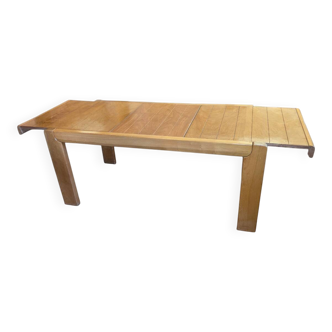 Table extensible en orme de la maison Regain des années 70