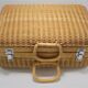 Wicker suitcase