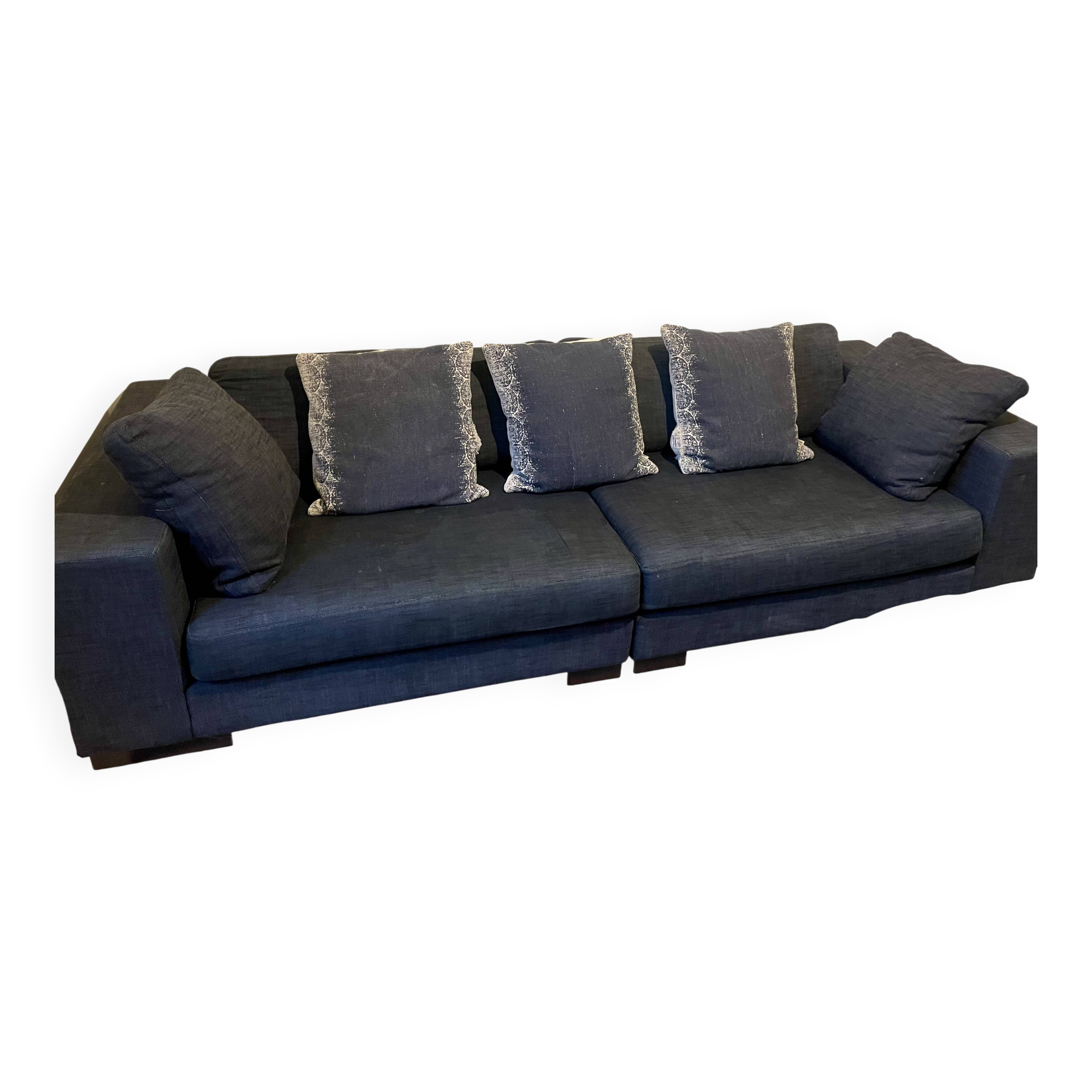 Home Spirit modular sofa in anthracite fabric – contemporary design