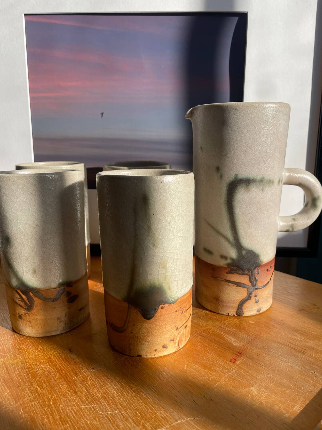 Service of orangeade La Colombe, Brault