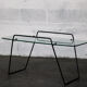 Modernist glass coffee table