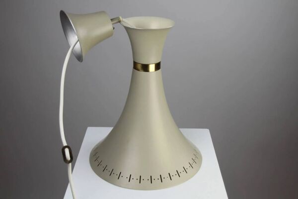 Suspension en métal gris clair – forme diabolo, Scandinavie, années 1960