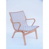 Vintage Danish Scandinavian armchair in Bruno Mathsson style