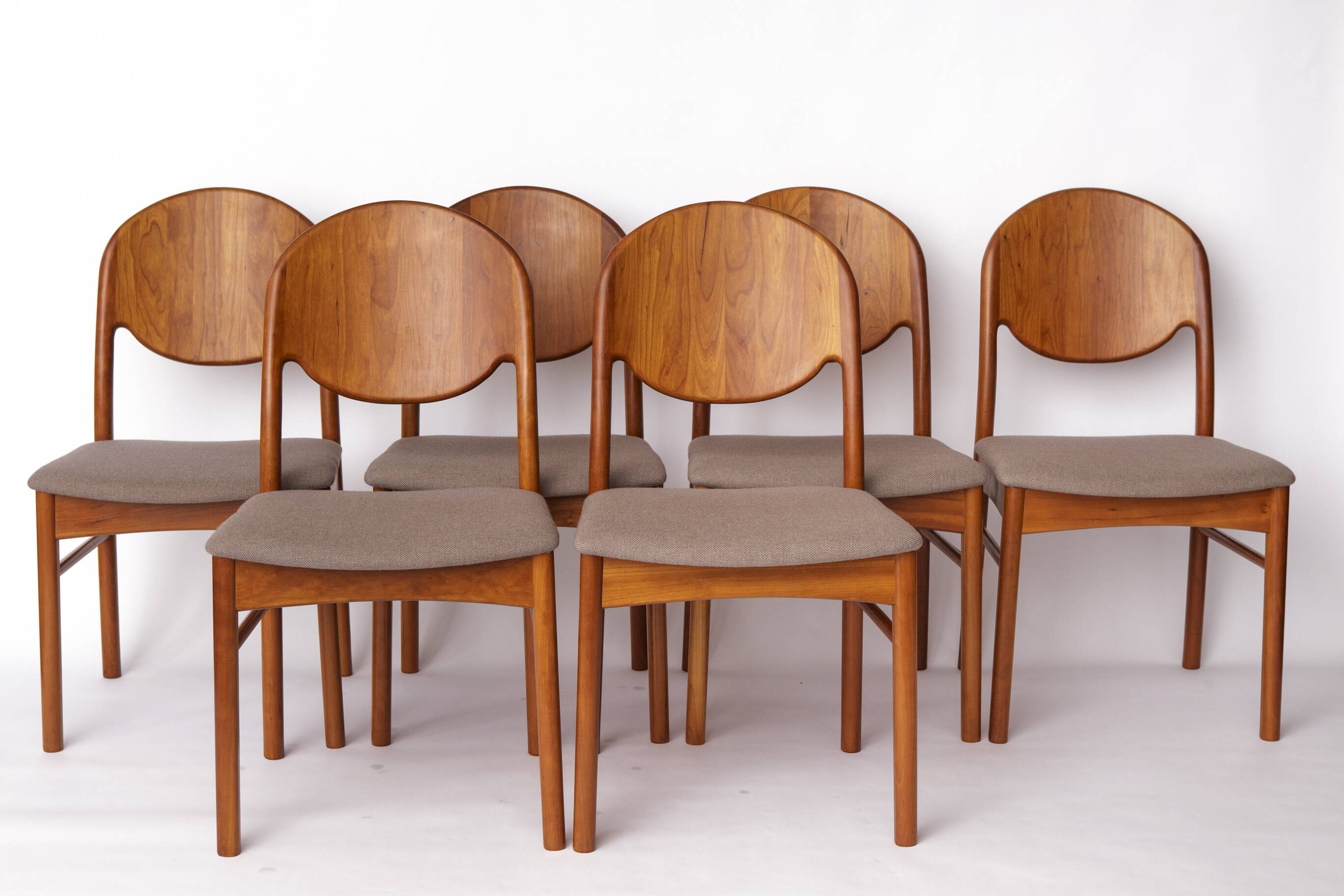 Set of 6 Danish Teak Dining Chairs – Korup Stolefabrik – 1970s Mid-Century