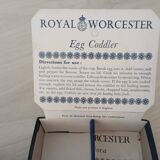 Cooked royal worcester egg