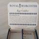 Cooked royal worcester egg