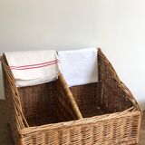 Old bakery basket, woven wicker basket