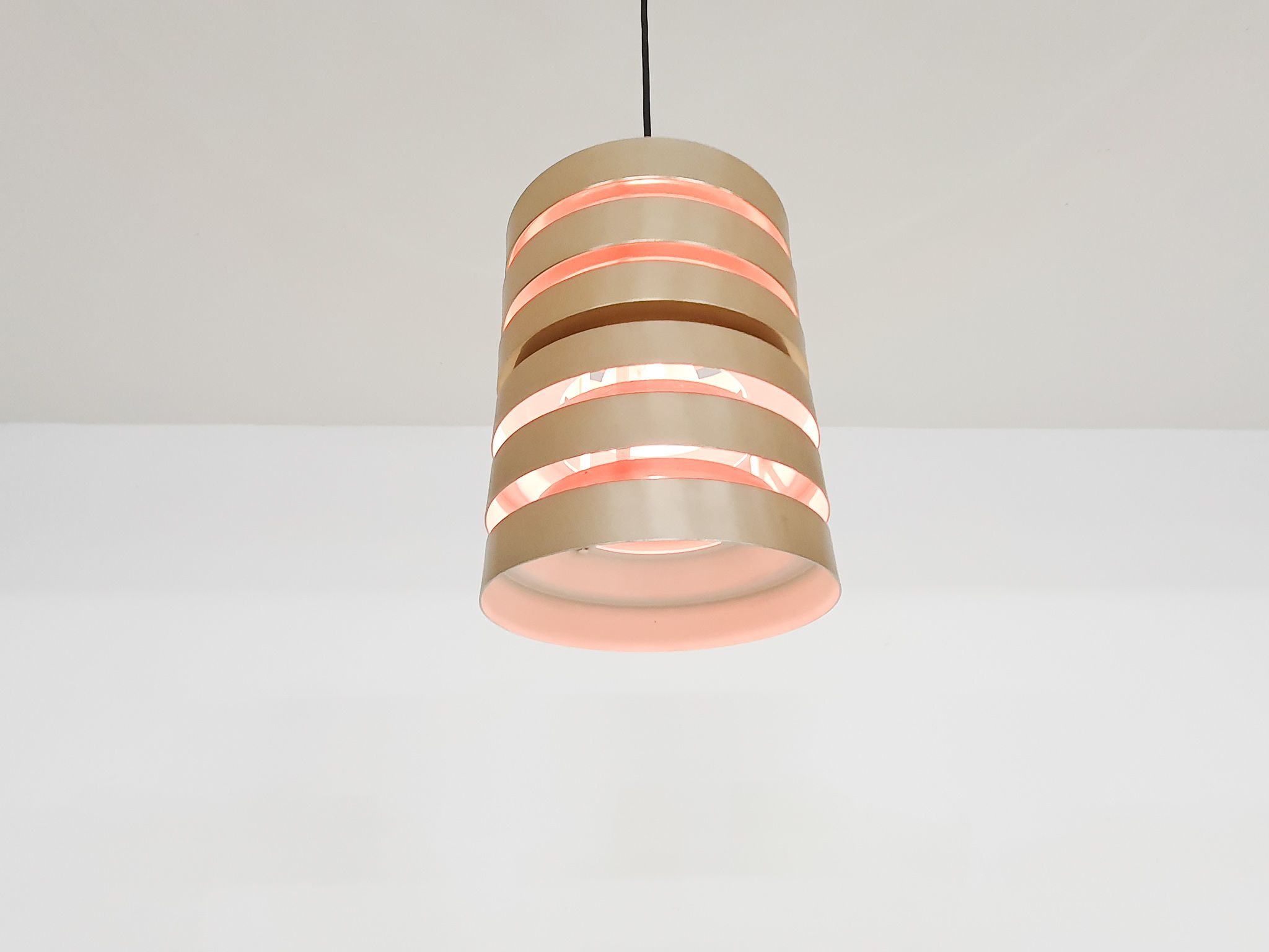 Granhaga Carl Thore Sweden brass pendant light from the 1960s