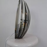 Slatted plexiglass wall light
