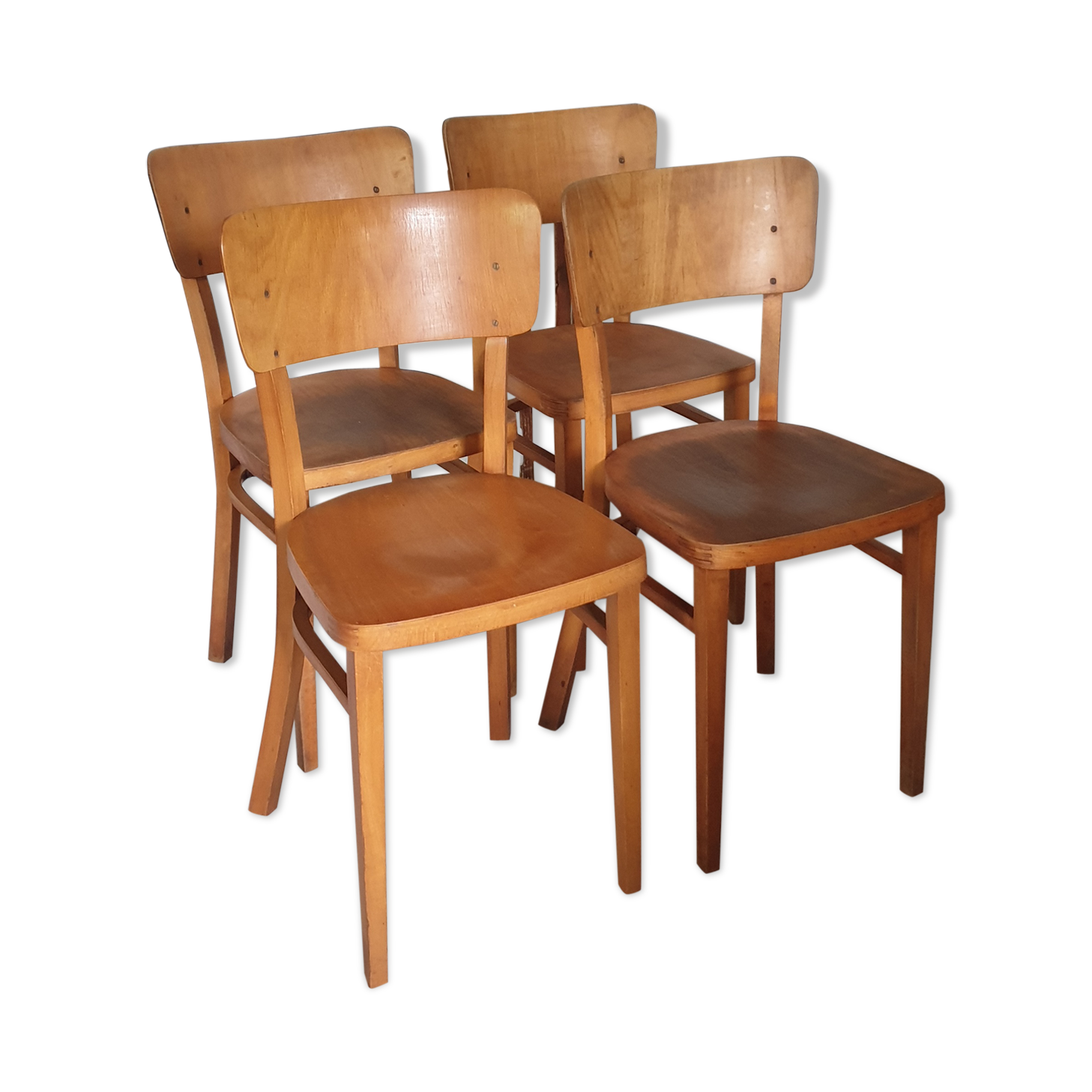 Four Thonet bistro chairs
