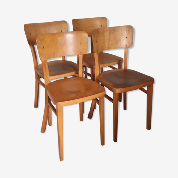 Quatre chaises bistrot Thonet