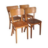 Four Thonet bistro chairs