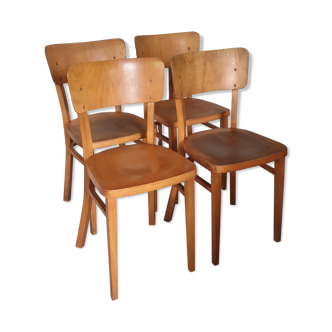 Four Thonet bistro chairs