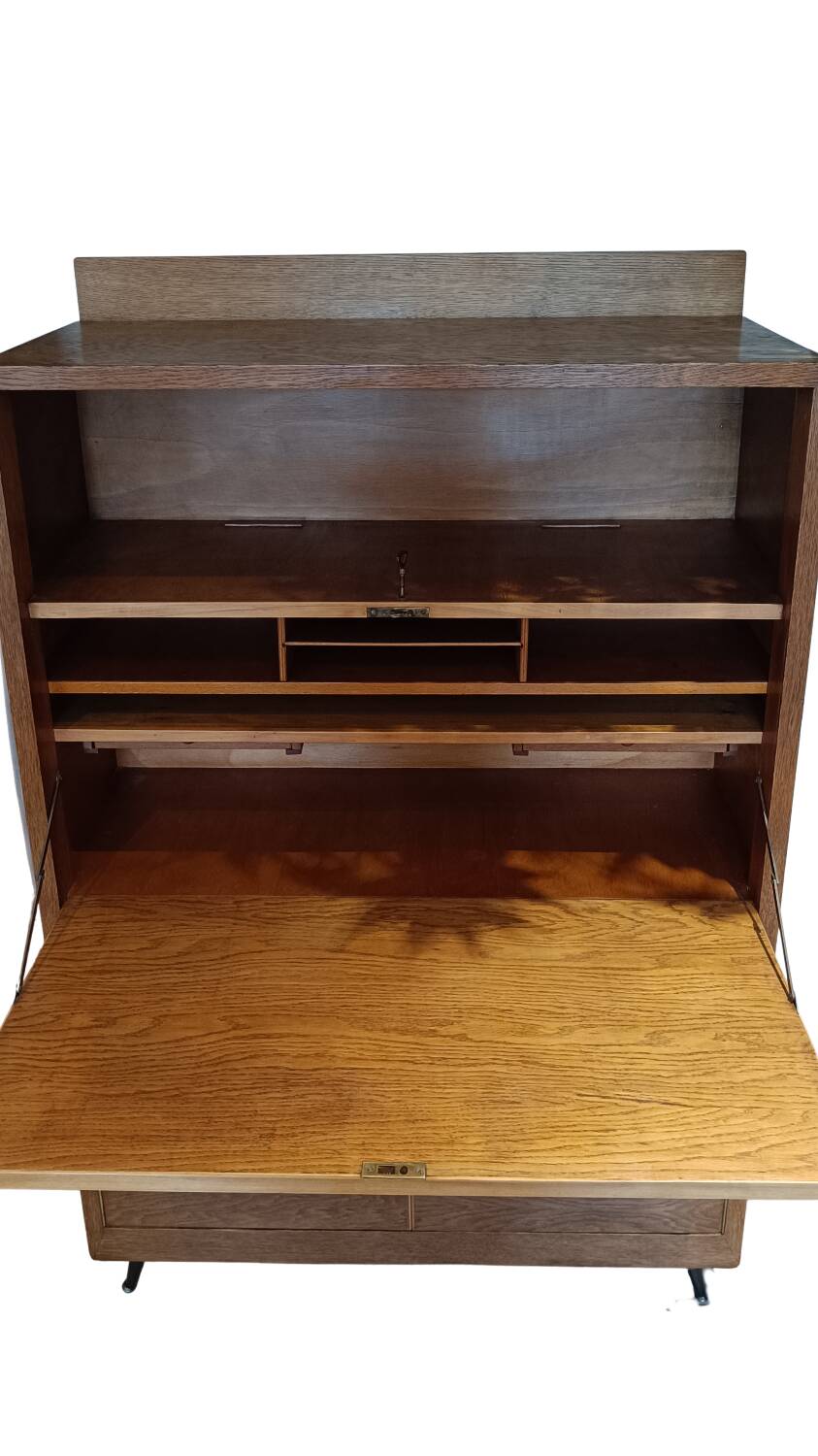 Secretary desk Amsterdam School Art Deco signed Eshuis & Co.