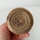 Antique brass and alabaster candlestick