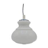 Suspension en opaline blanche