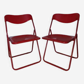 Pair of folding chairs