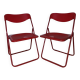 Paire de chaises pliantes