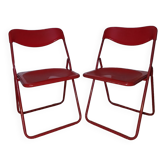 Pair of folding chairs