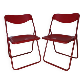 Pair of folding chairs