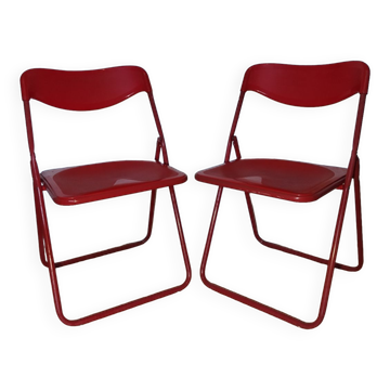Pair of folding chairs