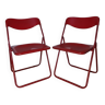 Pair of folding chairs