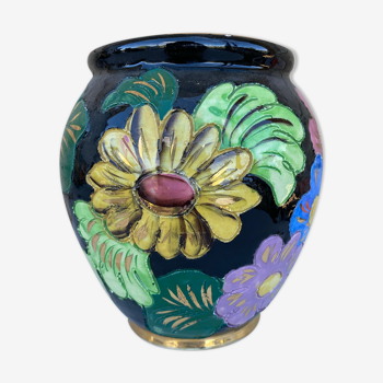 Vase céramique vintage Vallauris 1960