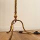 Lampadaire en bronze effet bambou