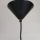 Vintage aluminum pendant lamp, Lakro Amstelveen, 1960s