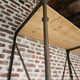 Shelf in iron and wood by Théodore SCHERF