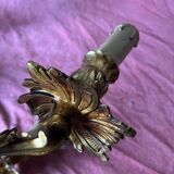 Gilt bronze chandelier 6 candles from the 100s
