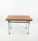 Coffee table in teak and legs in metal, designed by Hans J. Wegner, 1960s