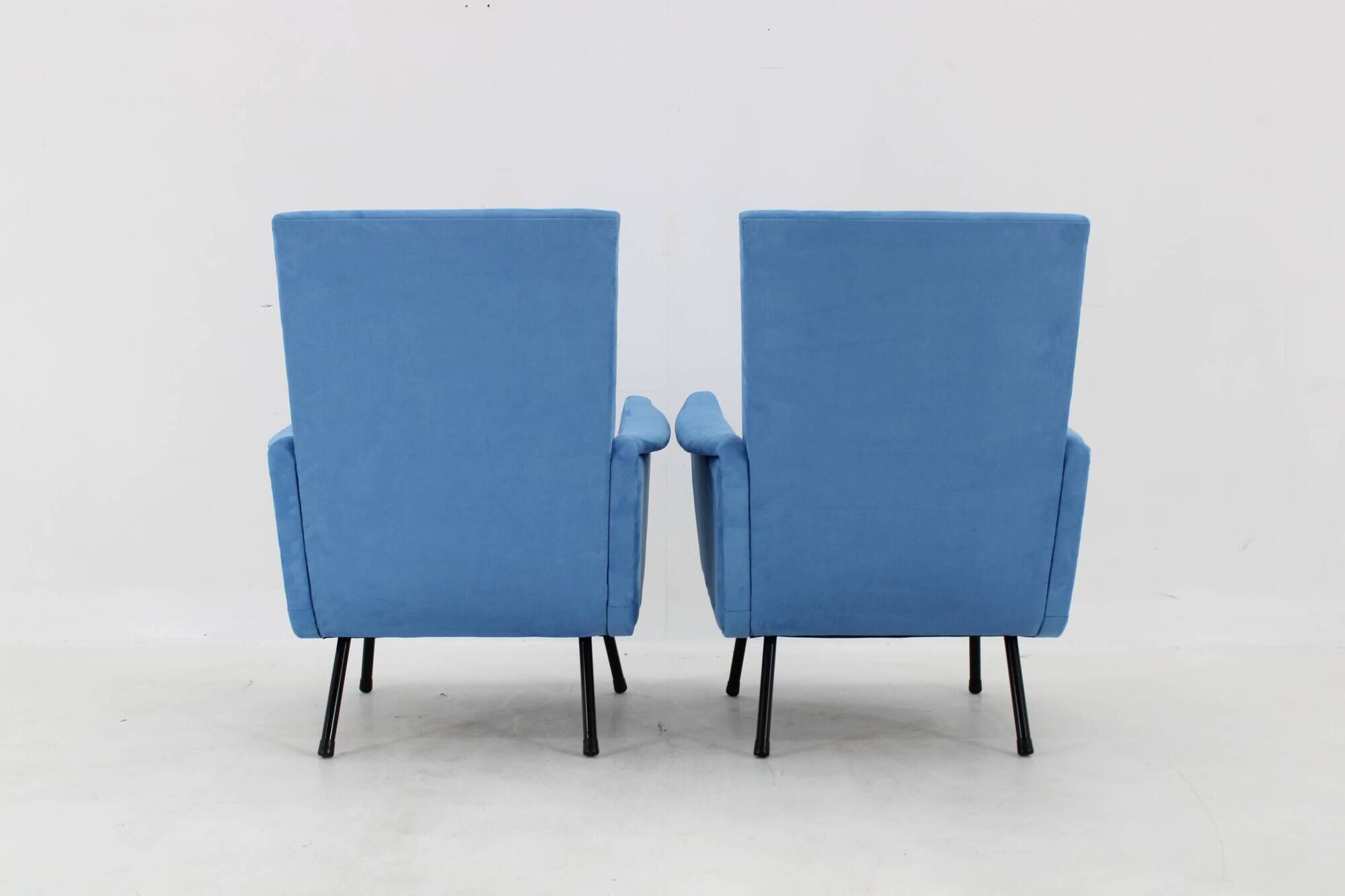 1960s Pair of Restored Italian Armchairs