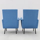 1960s Pair of Restored Italian Armchairs