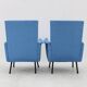 1960s Pair of Restored Italian Armchairs