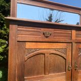 Art Nouveau oak sideboard