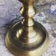 Solid brass gilded candlestick