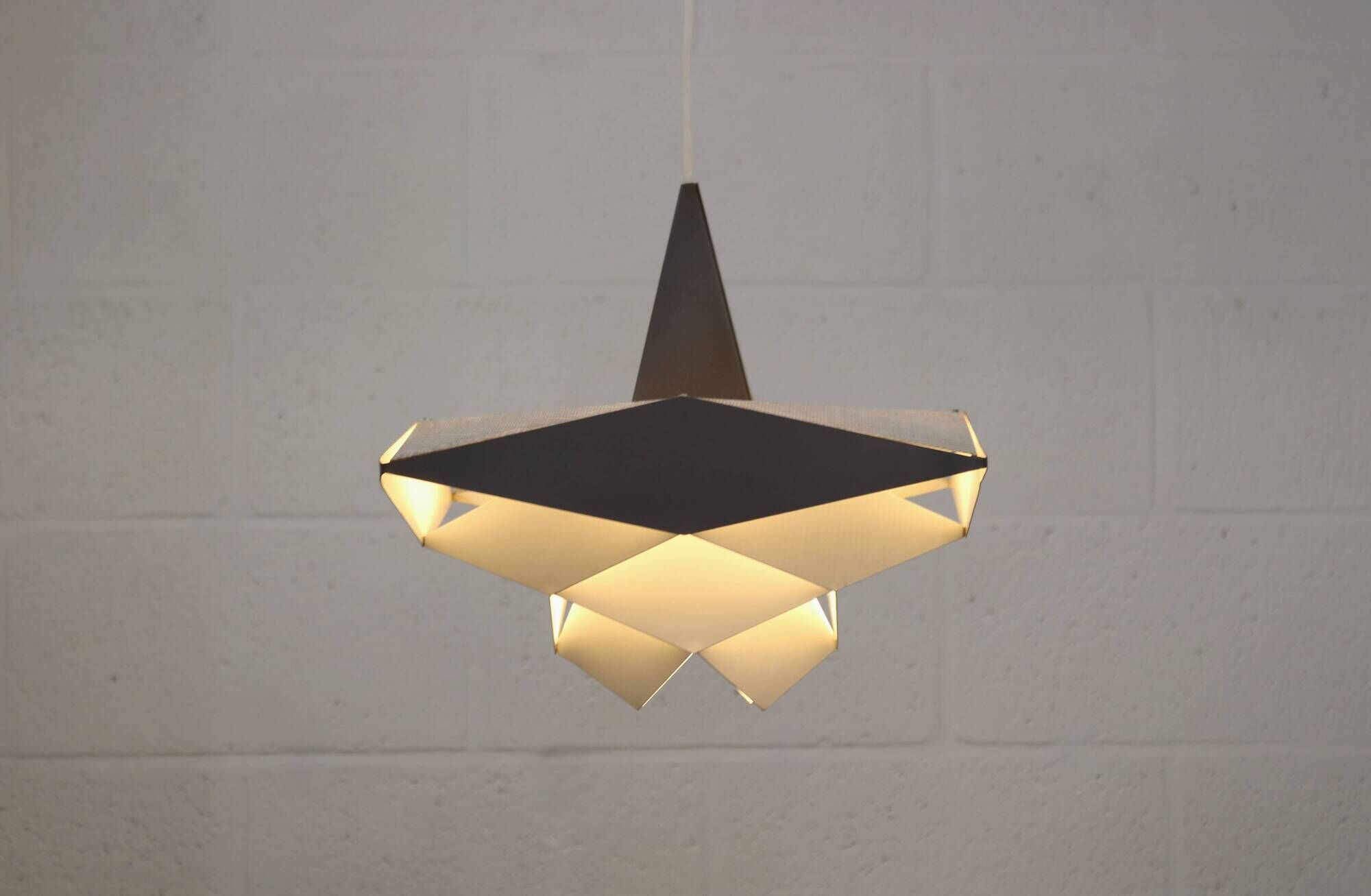 XL Mid-Century Modern Pendant Lamp: Preben Dahl Symfoni, Denmark 1960s