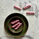 Six ceramic "Marshmallow" knife rests - 1980