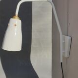 Fixed wall lamp offset 1950 white Ki-e-klair