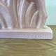 Pink doe sculpture geo conde saint clement earthenware france 1930 art deco