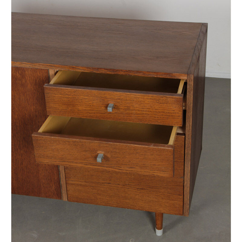 Wooden enfilade produced by drevozpracujici podnik, 1960
