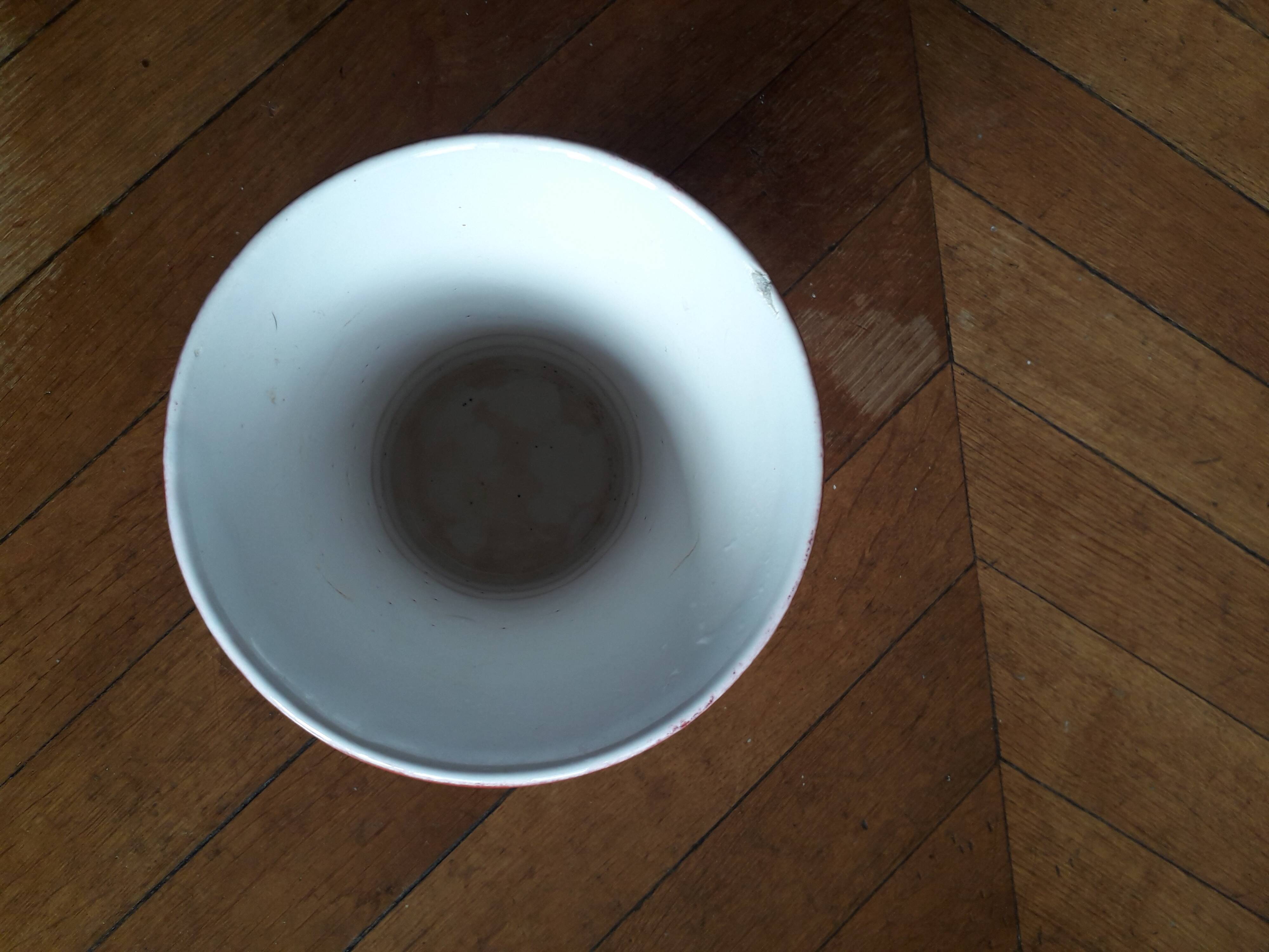 Vintage ceramic vase signed Arc