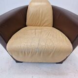 Set of 2 Calia Club or Lounge Chairs, Italy 1980's
