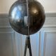 Atypical industrial furniture riveted sphere