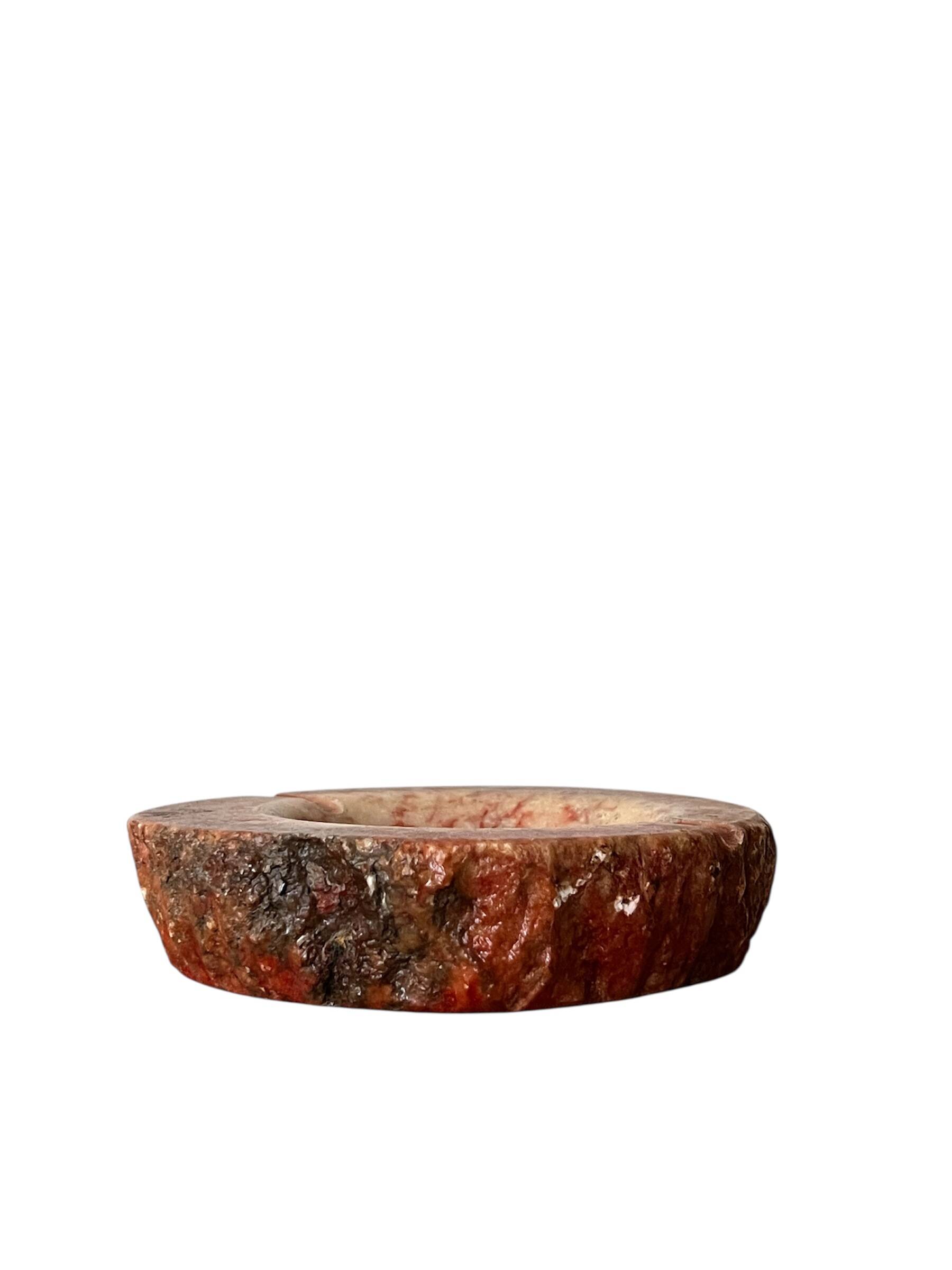 Pink marble ashtray / empty pocket, Italy 1970
