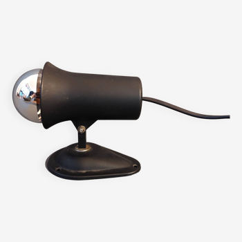 Vintage 1960 black Lita wall light.