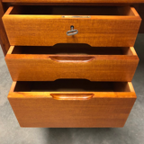 Mid-Century German Teak Executive Desk from Wilhelm Renz, 1960s