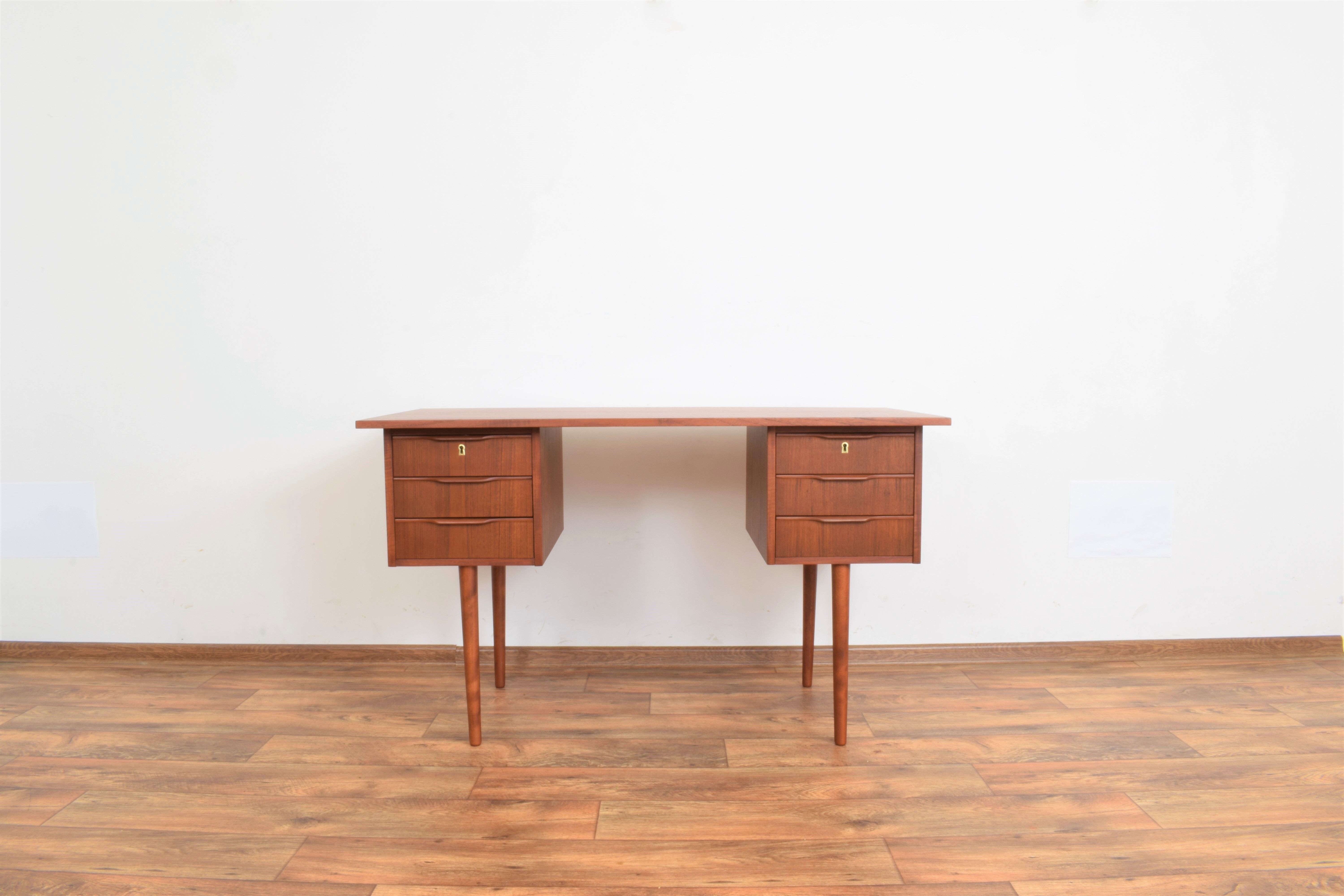Teak danish desk