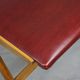 Vintage red Eden folding chair by Gio Ponti